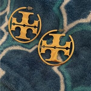 Tory Burch Gold Hoop Earrings